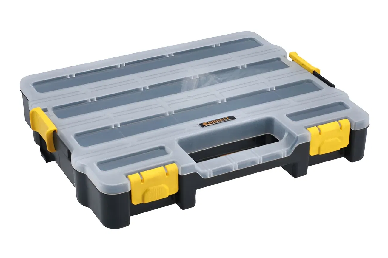 Connect CON-30277 variálható szortimenter tárolódoboz, 470 x 373 x 80 mm, 18 rekesz termék fő termékképe