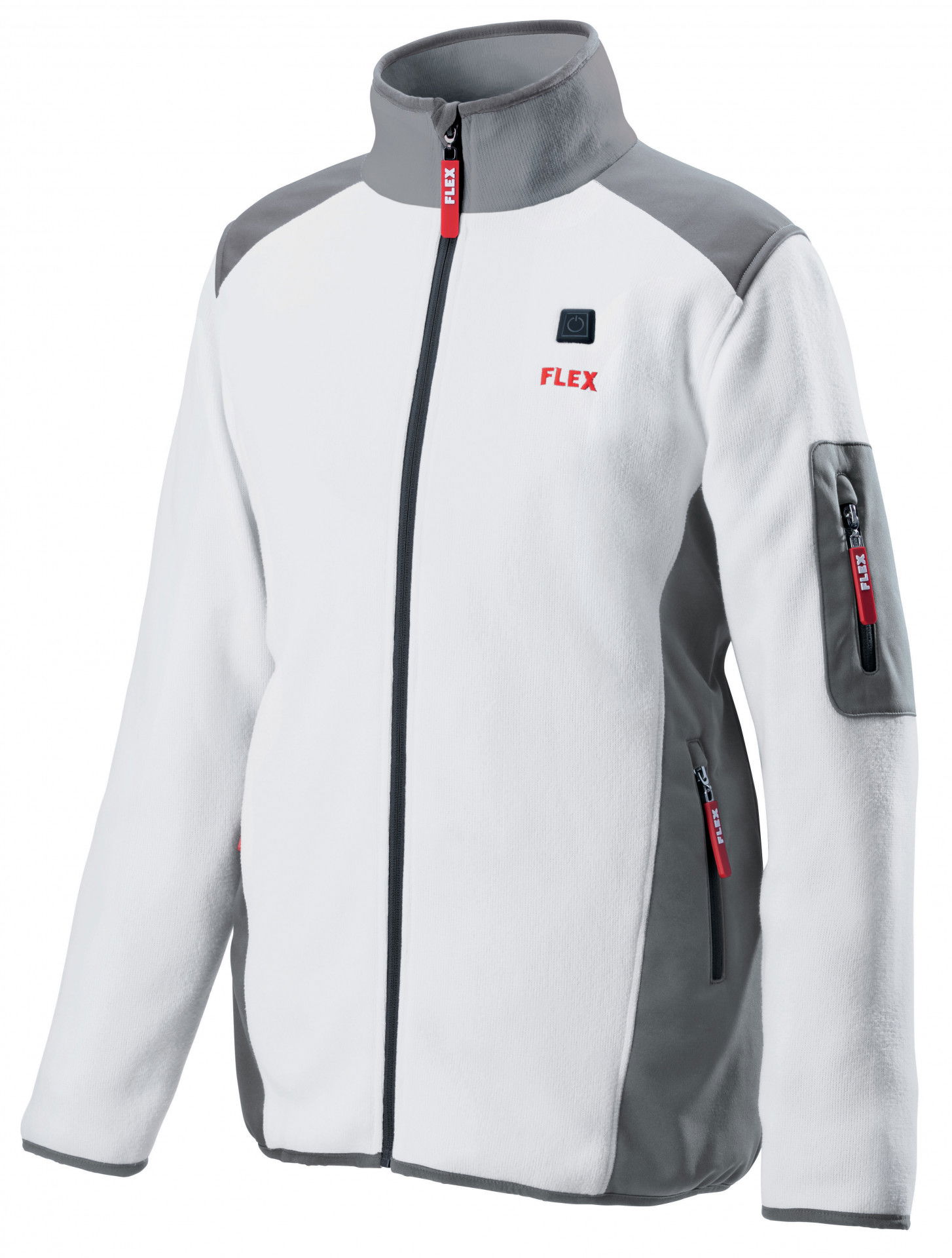Flex TF White 10.8/18.0 Men akkus fűthető gyapjú férfi polár pulóver, fehér (akku és töltő nélkül) termék fő termékképe
