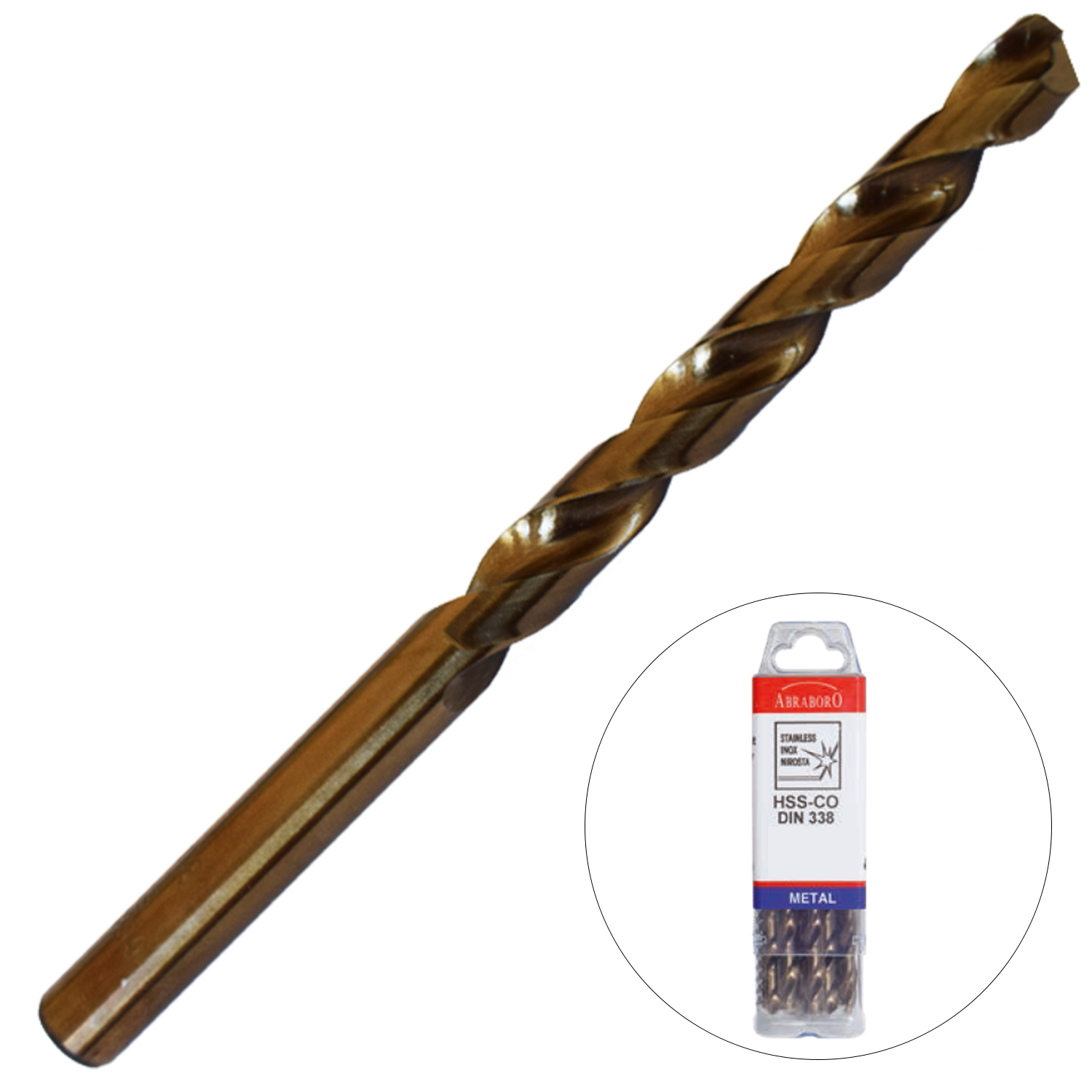 Abraboro 6.5 x 101 / 63 mm HSS-Co fémcsigafúró X-Pack, 10 db/csomag termék fő termékképe