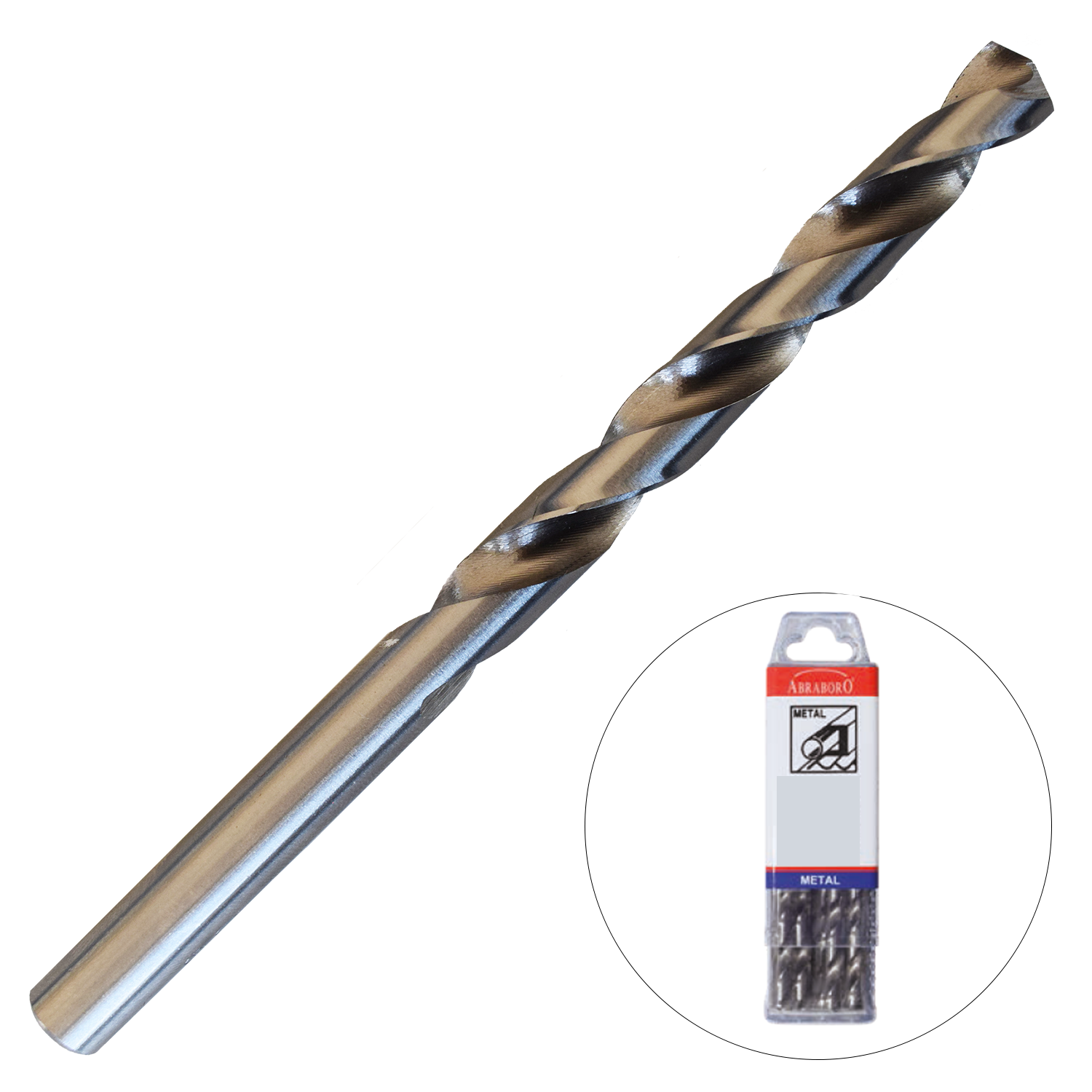Abraboro 3.9 x 75 / 43 mm HSS-GS fémfúró X-Pack, 10 db/csomag termék fő termékképe