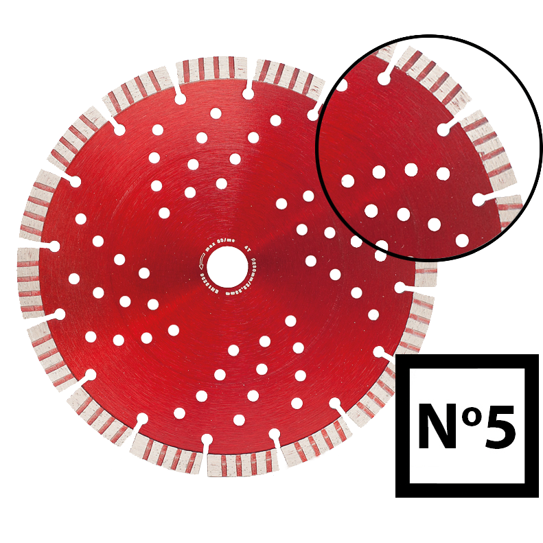 Abraboro 115 x 22.23 mm No.5 univerzális gyémánttárcsa termék fő termékképe
