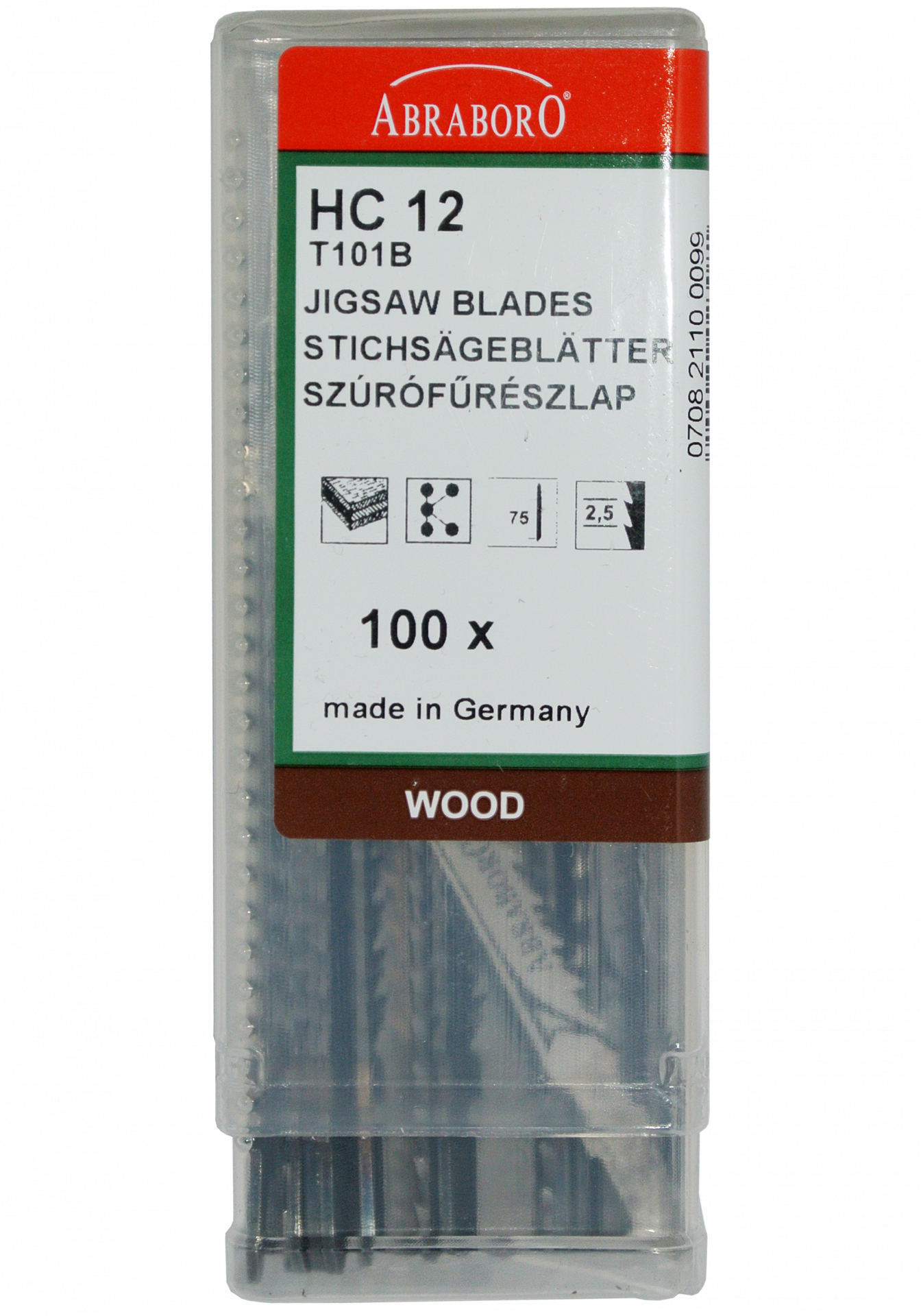 Abraboro HC 101D (HC 14) szúrófűrészlap Bosch befogással, 100 db/csomag termék fő termékképe