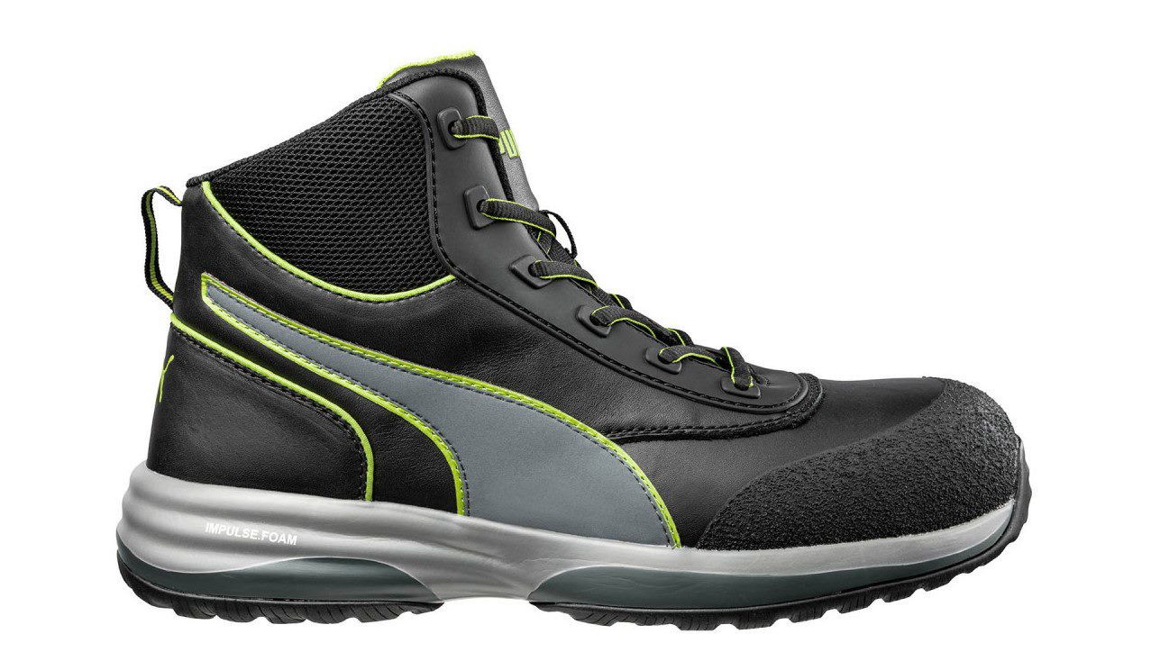 Puma Safety PUMA RAPID GREEN MID S3 ESD HRO SRC MUNKAVÉDELMI BAKANCS termék fő termékképe