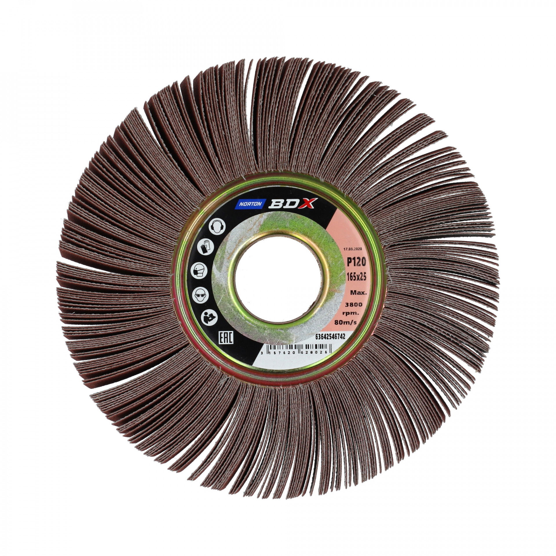 Norton R207Plus szaturnusz lamellás csiszolókorong Ø165x25x32mm P180 termék fő termékképe