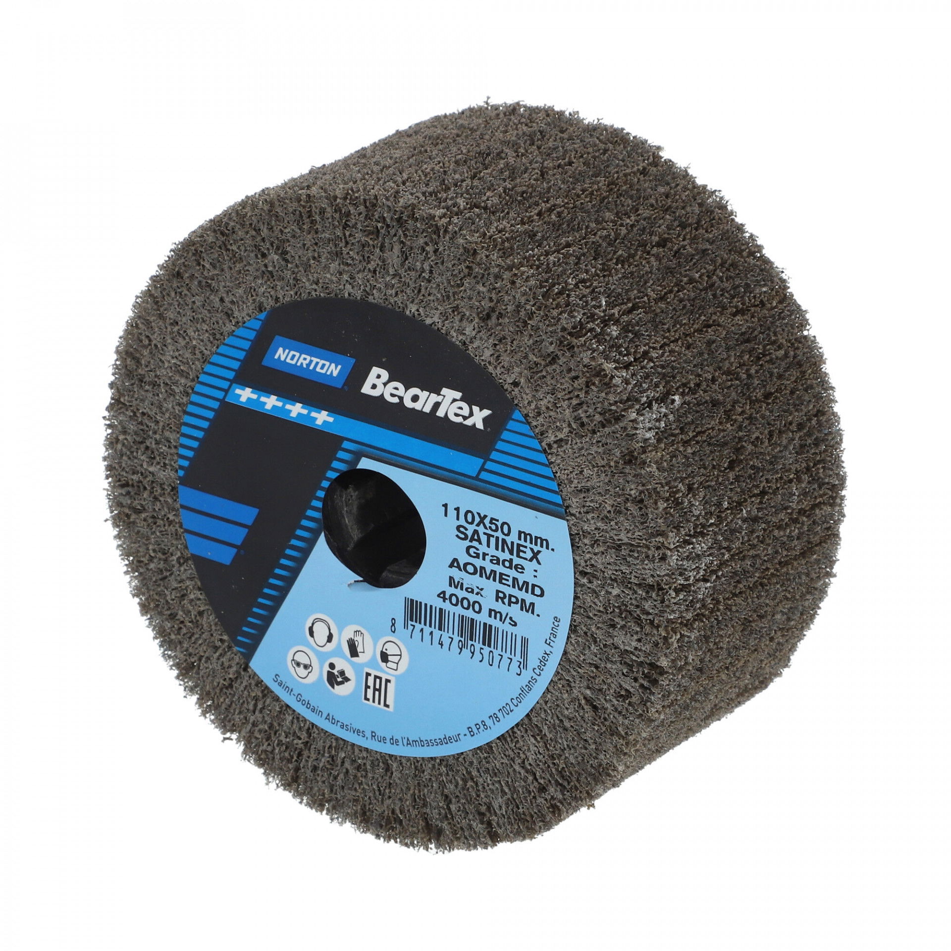Satinex Beartex lamellás rost csiszolókorong Ø110x50x19mm Medium A Heavy Duty, 2 db/csomag termék fő termékképe