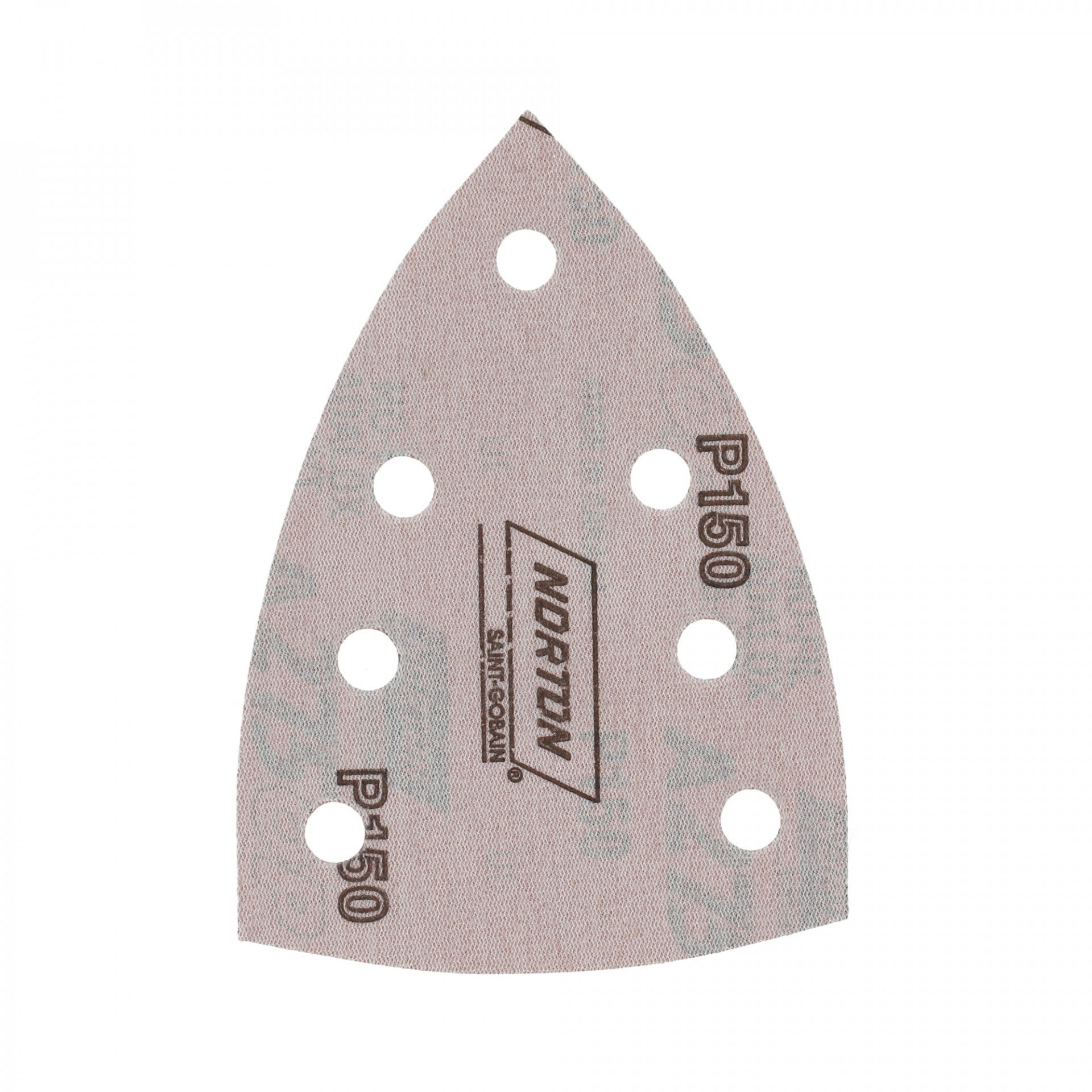 Norton A275 delta tépőzáras csiszolólap 100x150mm P150, 100 db/csomag termék fő termékképe