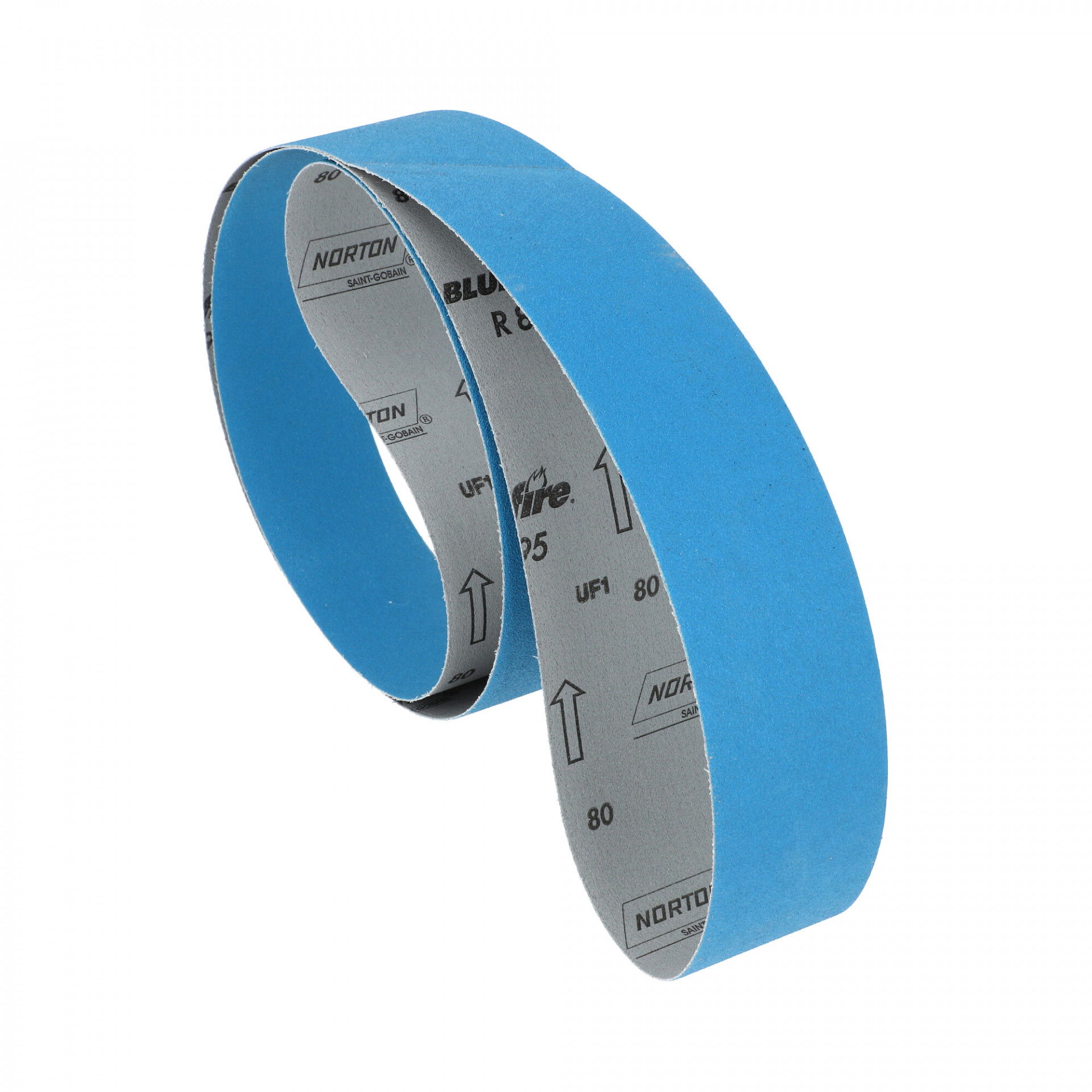 Norton Bluefire R895 csiszolószalag szalagcsiszolókhoz 75x2500mm P80, 10 db/csomag termék fő termékképe