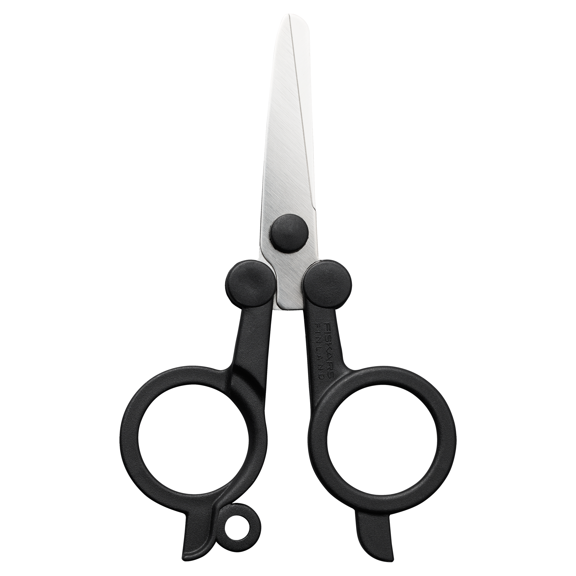 Fiskars Functional Form™ ReNew összecsukható utazóolló, 11 cm, fekete termék fő termékképe