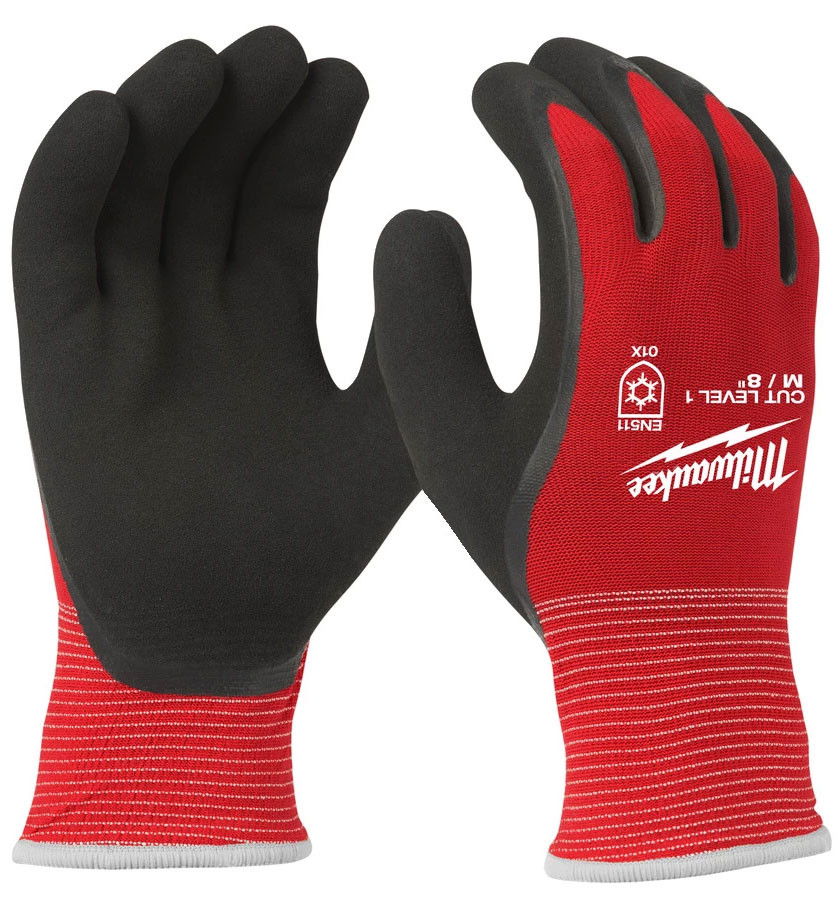 Milwaukee Téli vágásbiztos védőkesztyű, 1/A vágási szint, 12 pár/csomag termék fő termékképe