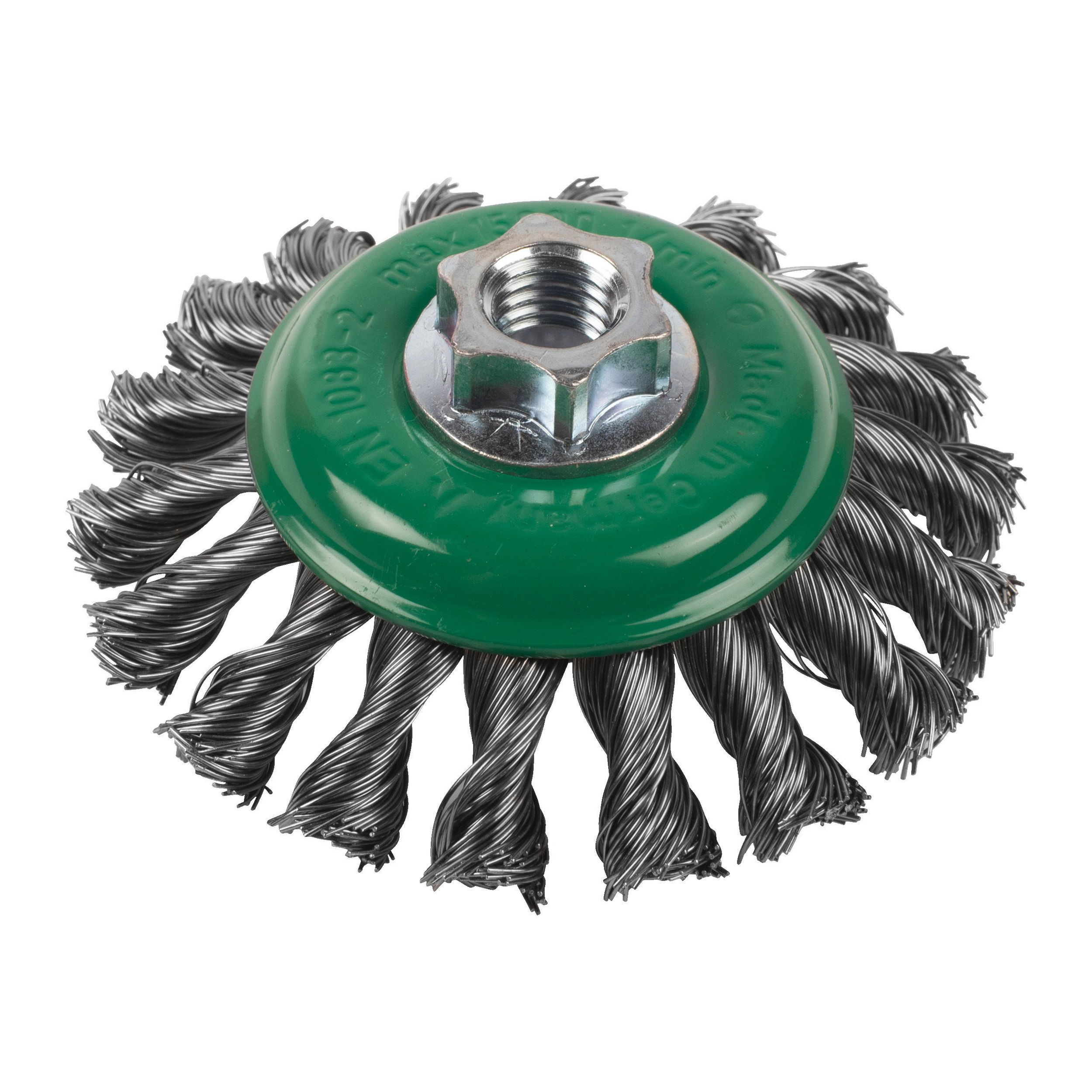 Milwaukee Kúpos drótkorong, fonott, Inox/0.5 mm, M14, 100 x 12 mm termék fő termékképe