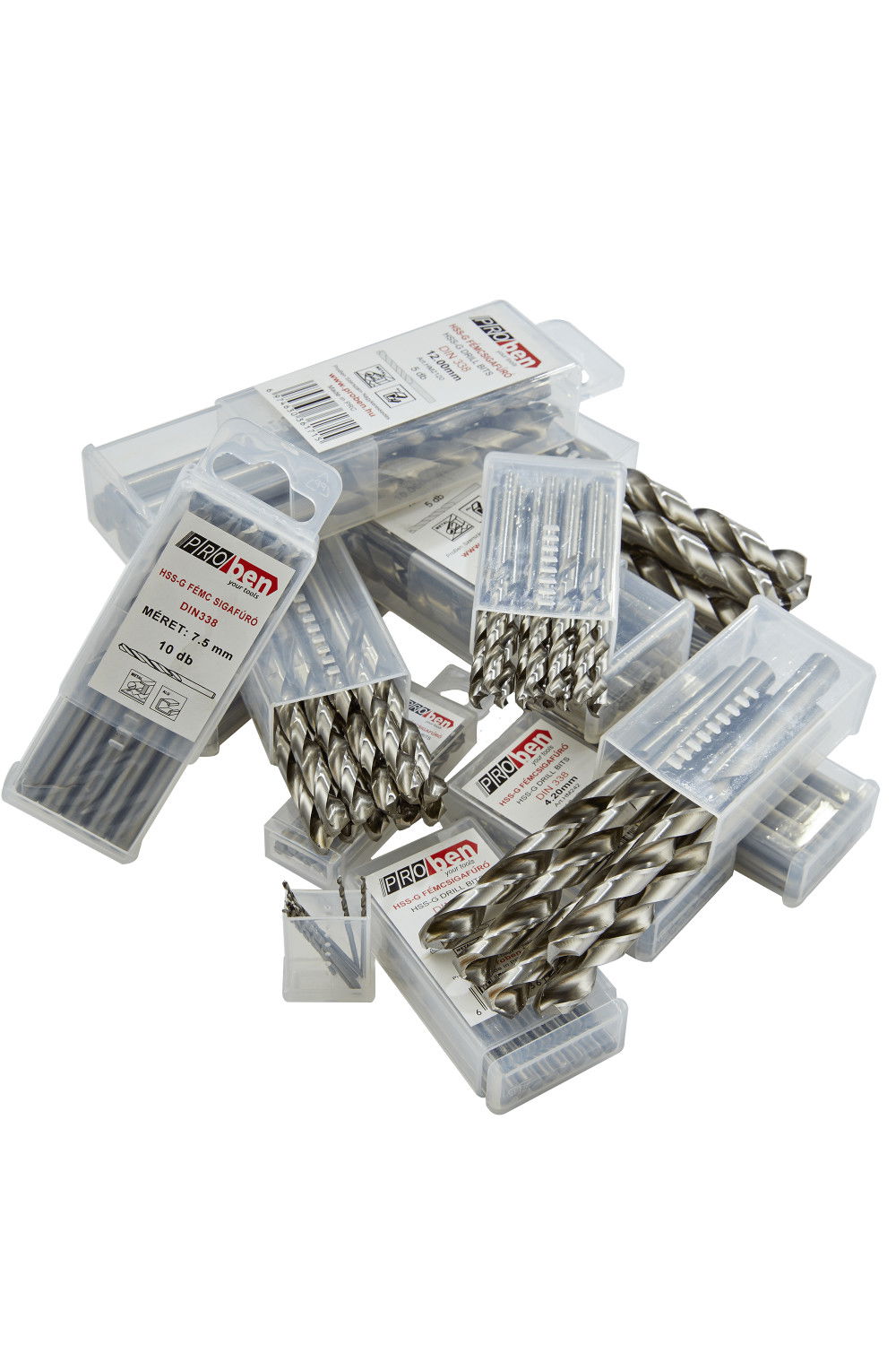 Proben HSS-G Ø16.50 mm Hengeresszárú fém csigafúró, szárcsökkentett, köszörült DIN338 termék fő termékképe