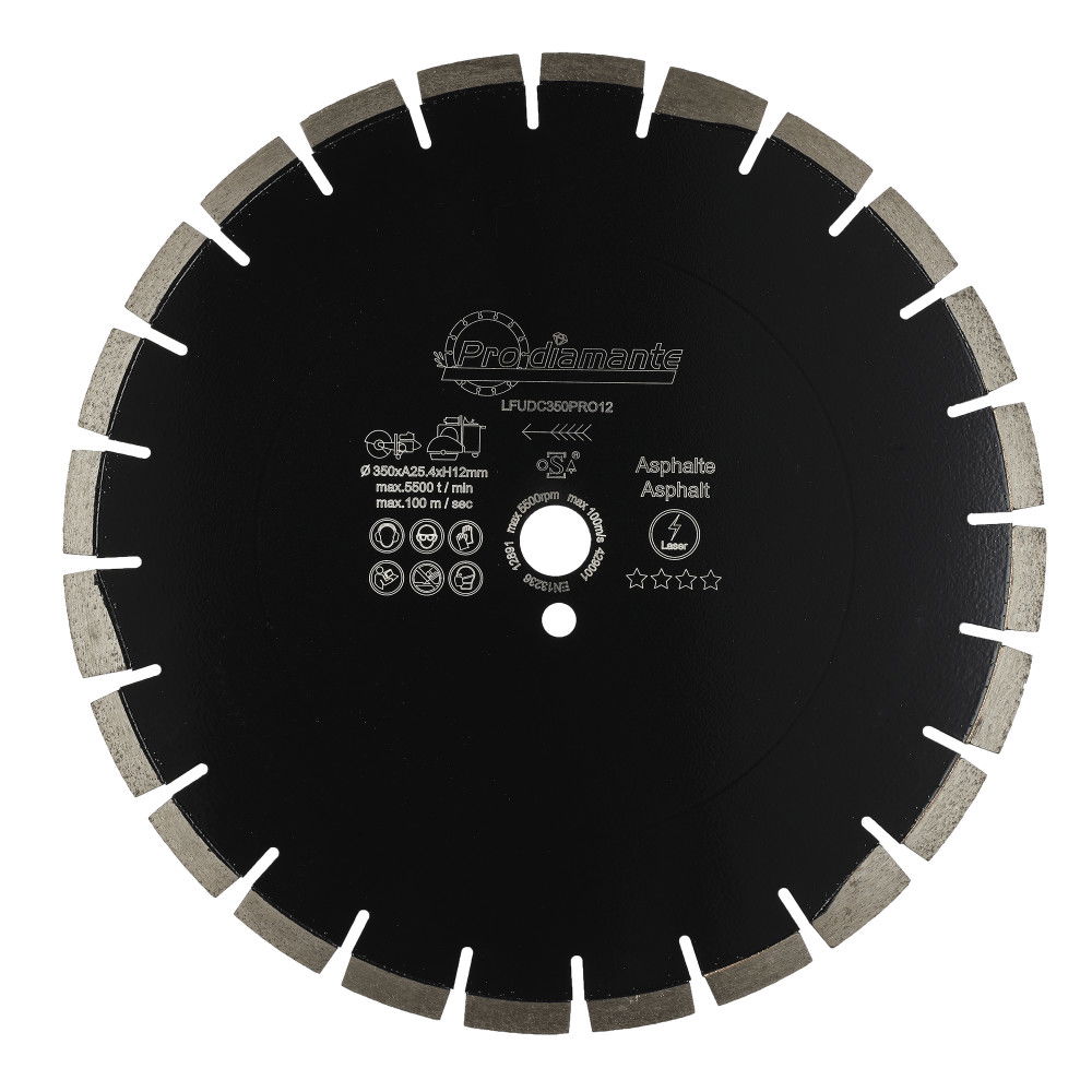 Prodiamante LFUDC350PRO12 aszfaltvágó gyémántkorong Ø350mm termék fő termékképe