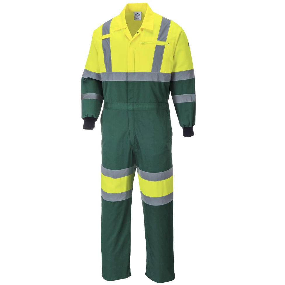 Portwest E052 - X Range Hi-Vis overál, sárga/zöld termék fő termékképe