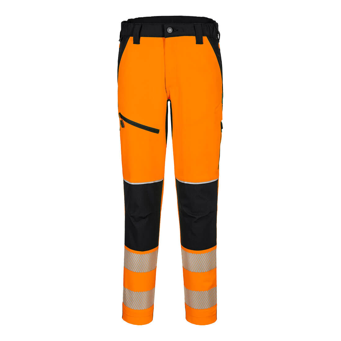 Portwest T140 - PW3 Hi-Vis Stretch derekasnadrág, narancs/fekete termék fő termékképe
