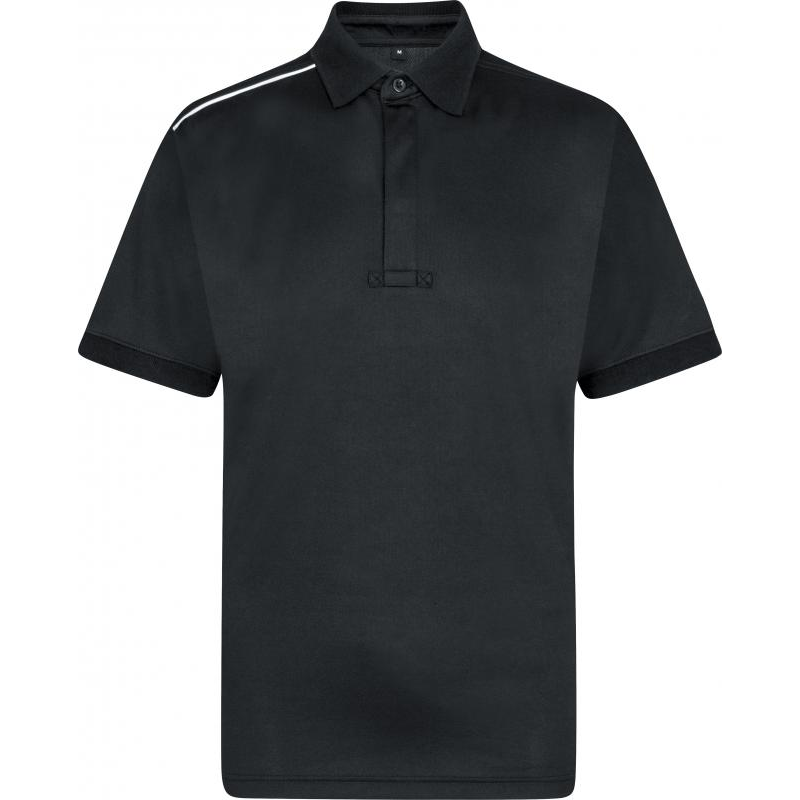 Portwest T820 - KX3 galléros póló, fekete termék fő termékképe